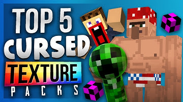 TOP 5 CURSED Texture Packs for Minecraft 1.15.2