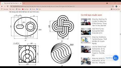 ✅ AUTOCAD 2D CƠ BẢN NÂNG CAO  bài thực hành số 5P1