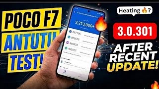 POCO F7 Antutu After Update Performance Downgrade 🤔🔥🔥🚀 #pocof7 