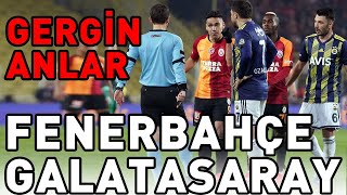 Fenerbahçe Galatasaray Maçında Gergin Anlar Ersun Y Kırmızı Kart Gördü