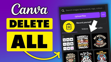 How to Delete All Uploads In Canva