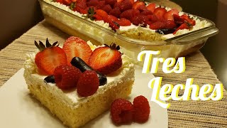 Tres Leches From Scratch Easy Three Milk Cake Recipe Michelle Perez Cooks