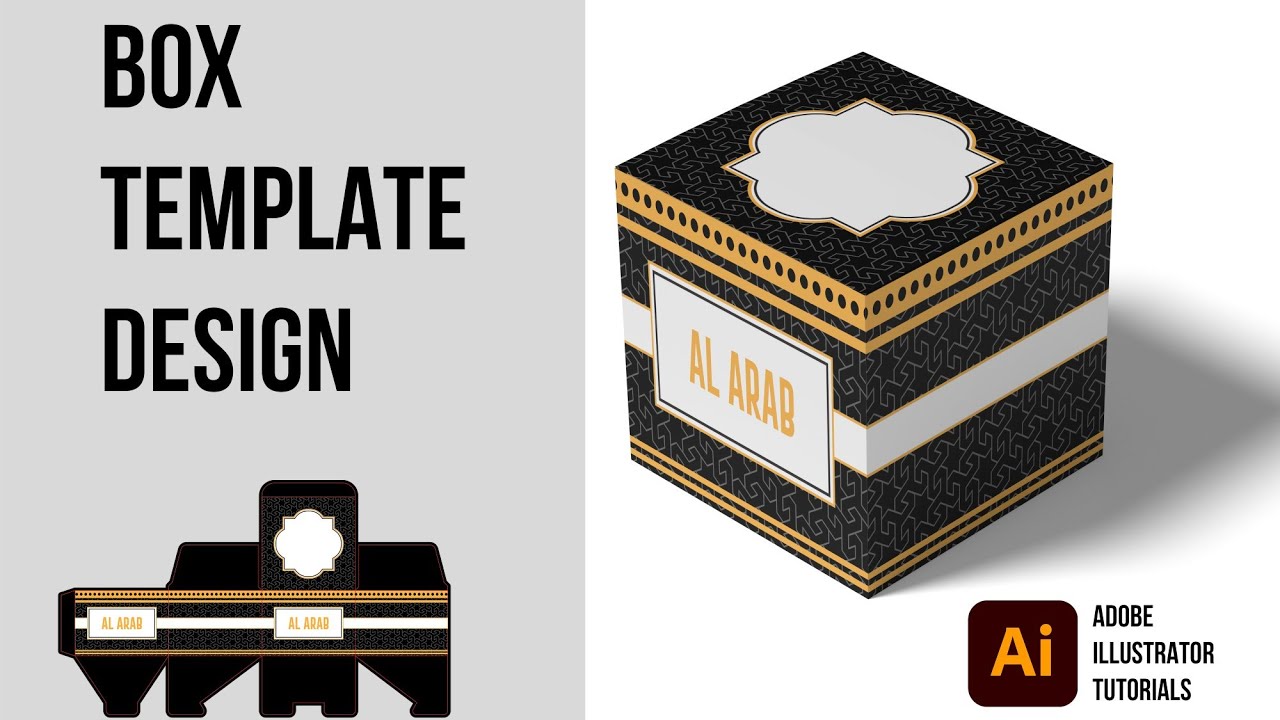How to Box Template Design in Adobe Illustrator CC 2023 - YouTube
