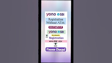 How To Register SBI Yono Without Atm Card | SBI Yono New Registration#sbiyono #sbiyonoregistration