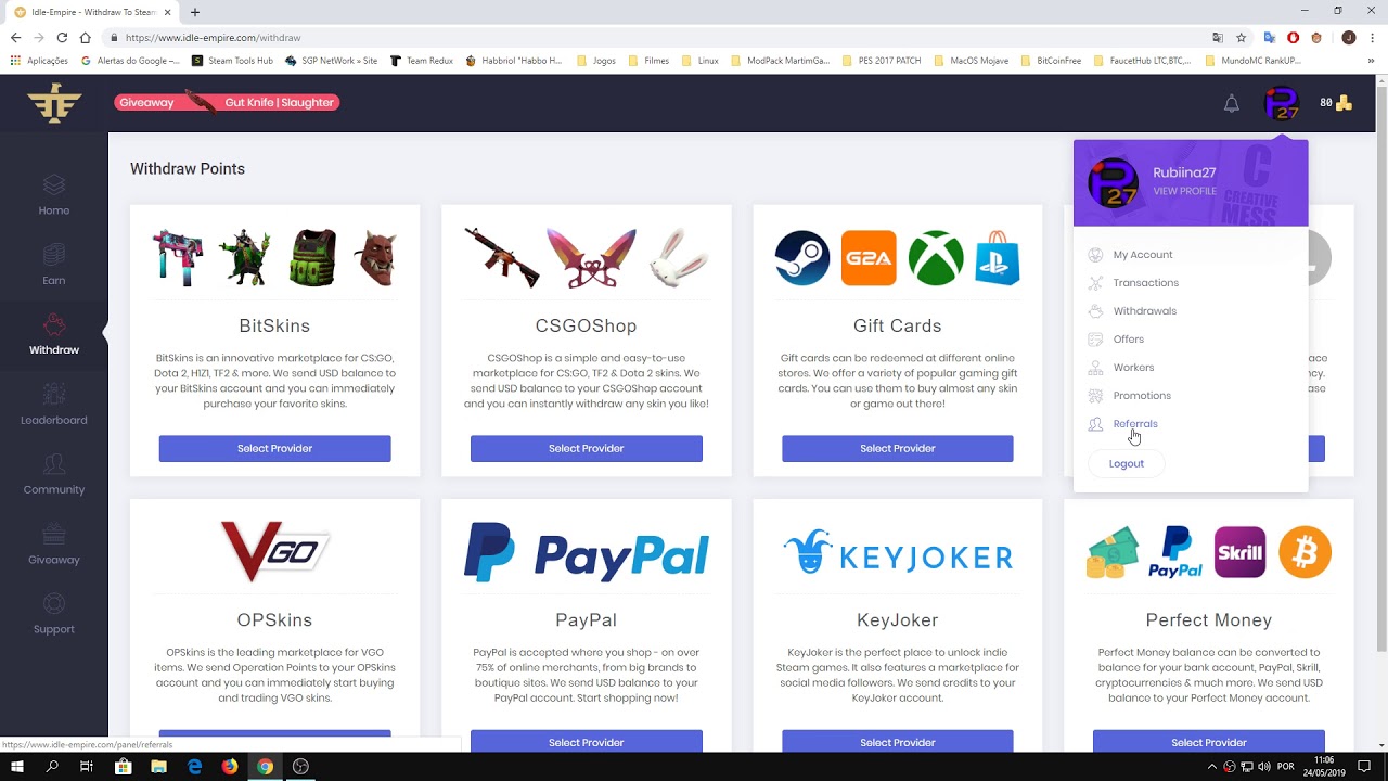 Proven Withdrawal In Idle-Empire