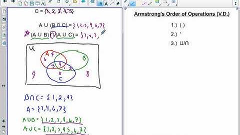 MGF1106 - 2.4 Set Operations and Venn Diagrams with Three Sets