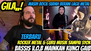 Astaga❗Lagi² V.O.B Menggila |Roker Metal & Guru Musik Sampai Syok Dengar Bassis V.O.B |VOB Reaction