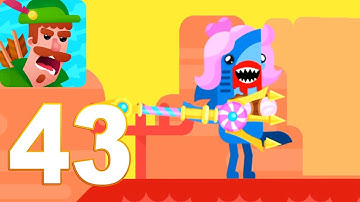 Bowmasters - New Update Shark the Sea Princess Gameplay Walkthrough Part 43 (iOS, Android)