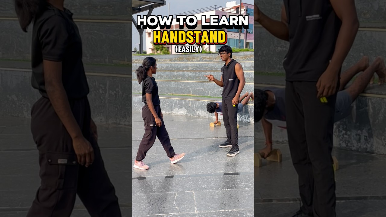 Простой способ научиться стойке на руках ✅ (Это для моих новых подписчиков)