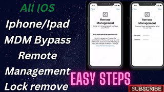 Iphone Xr Ios 16 mdm bypass remotemanagement Lock bypass Ios 1213141516 Supported Eft Dongle