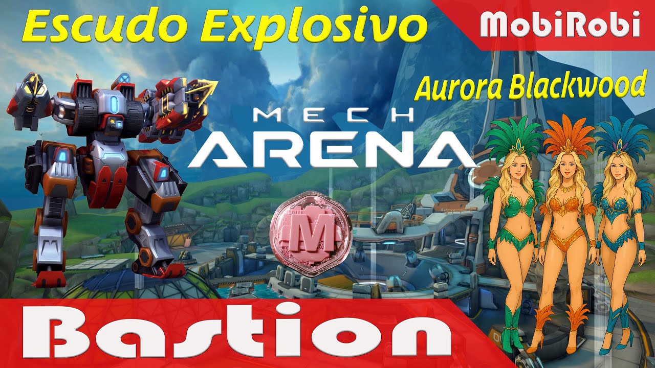 Robô Bastion com Escudo Explosivo e Revoker | Piloto Neev | Música Escudo Explosivo Aurora Blackwood