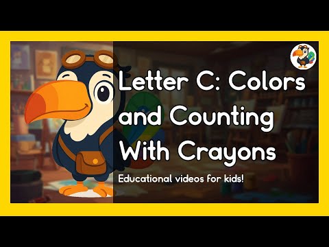Letter C: Colors And Counting With Crayons with Tibo β A Time-Traveling Adventure!