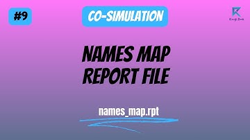 Names Map Report File | #10 | names_map.rpt | Mixed Signal Simulation | Rough Book