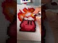 Kirby Pixie Beads Pattern | Cute Mini Fuse Bead Art Tutorial #hamabeads #perlerbeads #fusebeads #diy