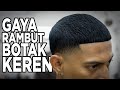 Barbershop Gaya Rambut Botak Fade