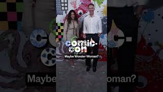 Adria Arjona Asked if Shes WONDER WOMAN at Comic Con