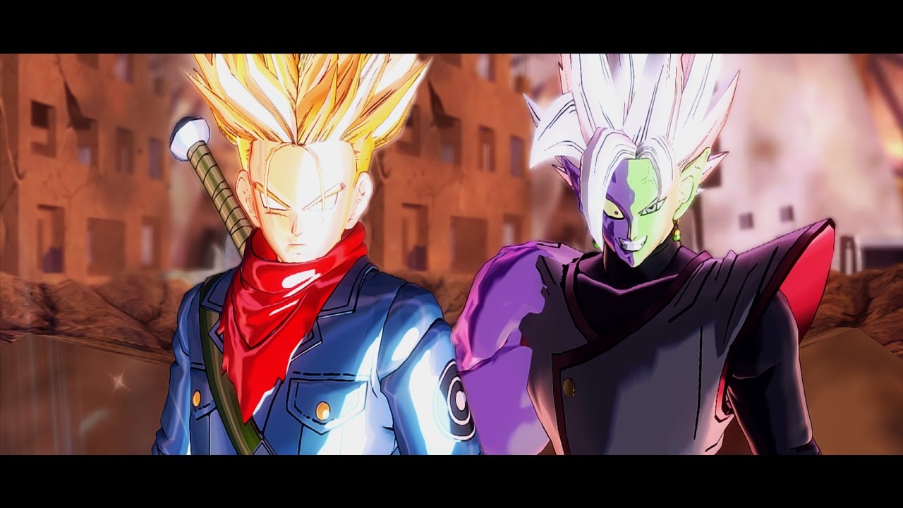 Trunks Super Saiyan Ikari VS. Enraged Zamasu Merged YouTube