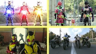 感動の瞬間がここに！仮面ライダー同時変身シーン集