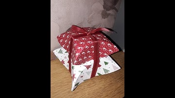 Handmade Christmas Project #1 Stacking Boxes using Stampin Up DSP