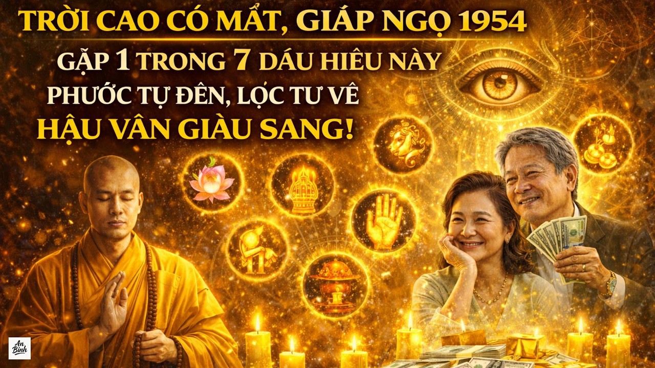 Trời Cao Có Mắt, Giáp Ngọ 1954 Gặp 1 Trong 7 Dấu Hiệu Này Phước Tự Đến, Lộc Tự Về Hậu Vận Giàu Sang!