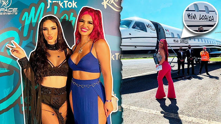CONOCÍ A KIMBERLY LOAIZA y nos llevó en un AVIÓN PRIVADO lleno de TIKTOKERS!