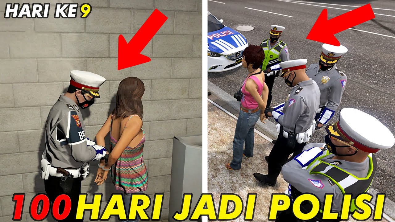 100 HARI DI GTA 5! Nyawa Warga Dalam Bahaya, Untung Aku Datang Tepat Waktu!