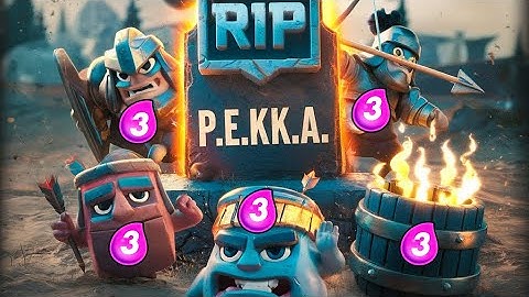 Counter P.E.K.K.A. with 3 Elixir in Clash Royale | How to Easily Counter P.E.K.K.A. with 3 Elixir