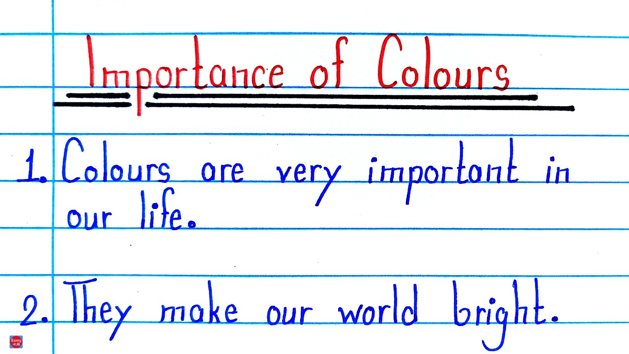 10 Lines on Importance of Colours in English | Easy Essay for Students | Best for Exams 2026