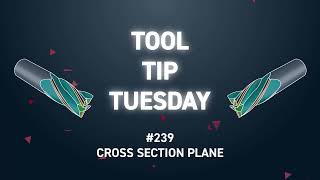 Tool Tip Tuesday #239 - Cross Section Plane