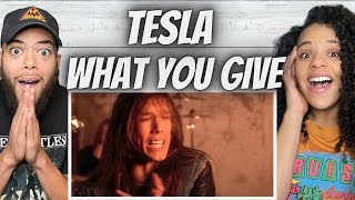 WHAT A SWITCH!| FIRST TIME HEARING Telsa - What You Give REACTION