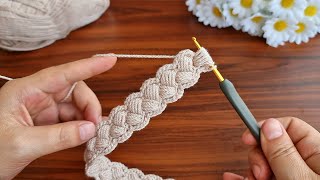 Very easy crochet bag handle, belt, cord knitting pattern - Very Easy Cord Knitting Pattern...