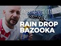 Porsche Taycan protected by Rain Drop Bazooka