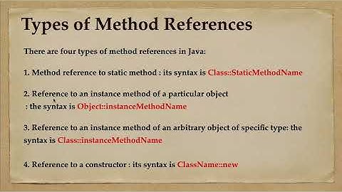 Method References in Java 8 | Types of Method References | Java 8 Features | Crash Course ✅