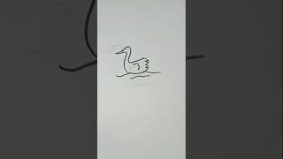 swan drawing #shorts #nksahayarts