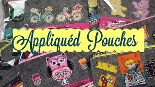 Craft Fair Idea 3:  Appliquéd Pouches * With a guest crafter | 2018