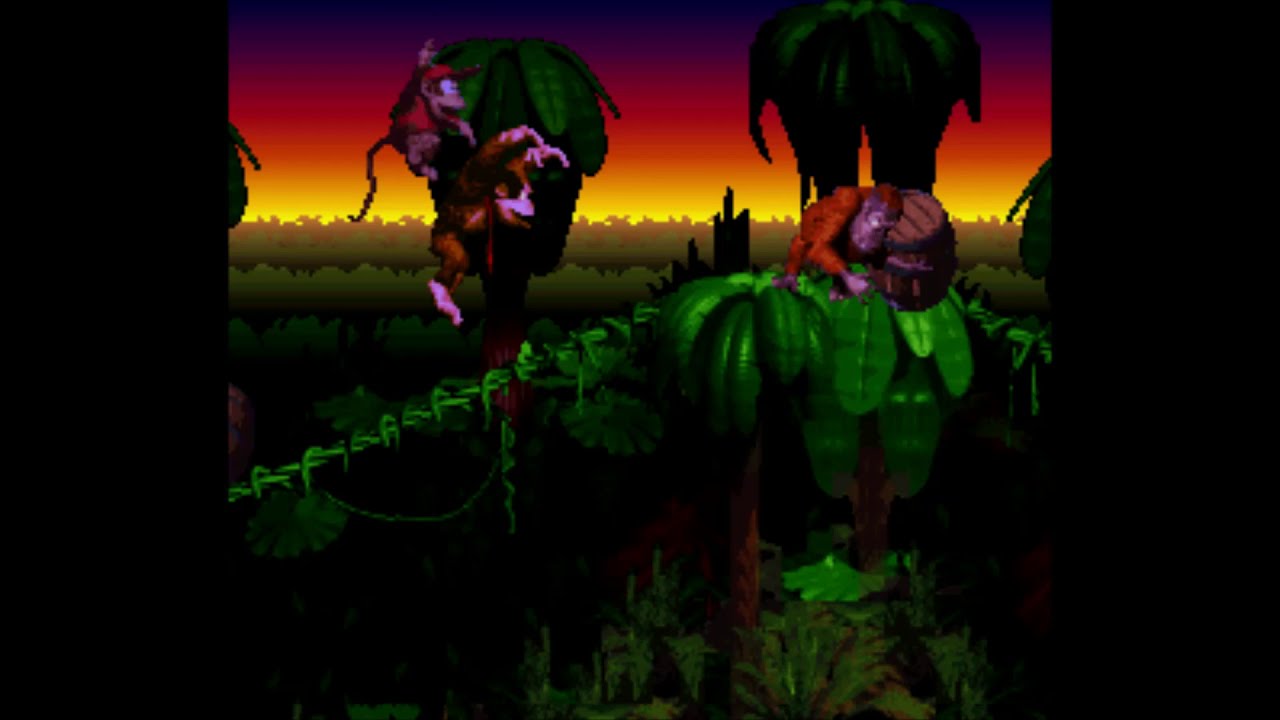 Donkey Kong Country Vine Valley 5 6 Orang Utan Gang YouTube