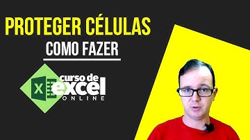 Como Proteger Células no Excel 2016 - Curso de Excel OnLine