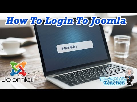 How To Login To Joomla