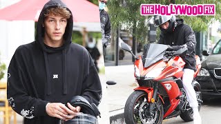 Tayler Holder Talks Charly Jordan, Logan Paul, New Projects & More On His New Bike At Toast Cafe