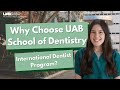 Why choose uab sods international dentist program