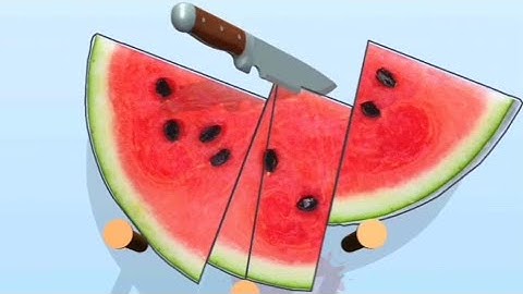Very satisfying and Relaxing Fruit & Vegetable ASMR Slicing Delicious Game Slice it!!! Level 800-805
