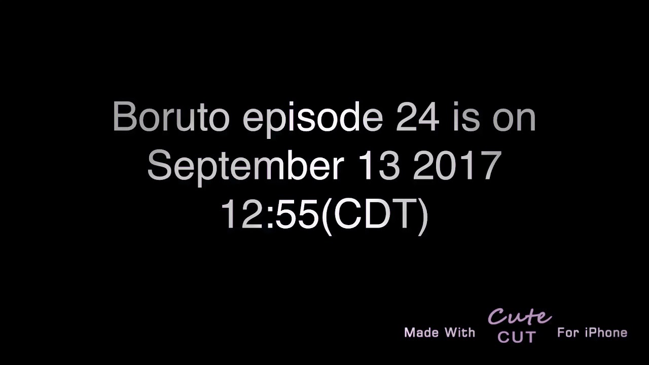 Boruto episode 24 release date