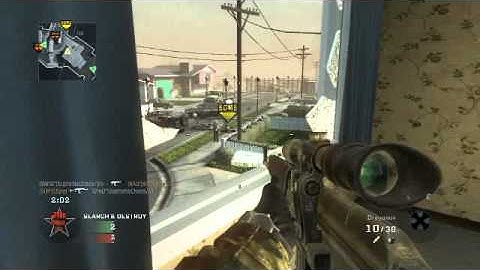Black Ops- Random Noscope across map Nuketown