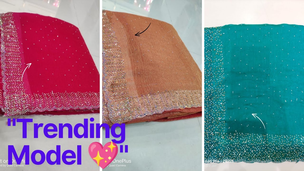 "Trending Spice Silk Zarkan Stone Model ✨ | Just ₹1100 