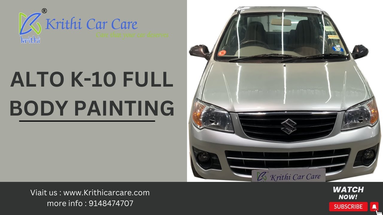 Maruti Suzuki Alto K10 Gets a STUNNING New Look with Full Body Repaint!