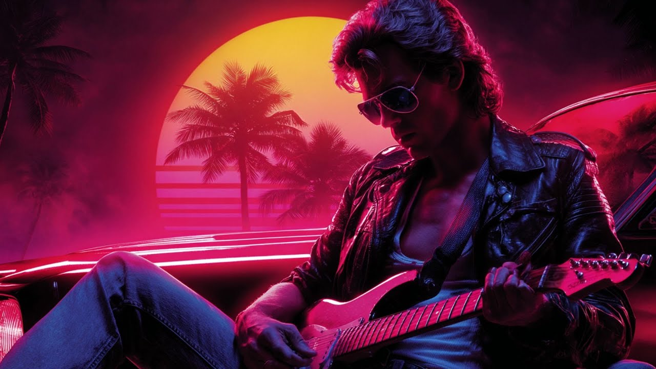 Palm Riff | 80s Revival Synthwave / Retrowave / Outrun / Synthrock & No Vocals 🎸⚡