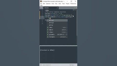 PHP array_combine() in 30 Seconds! #coding #programming