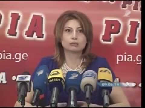 თამარ ტალიაშვილი სააგენტო \"პირველის\" პრესკლუბში