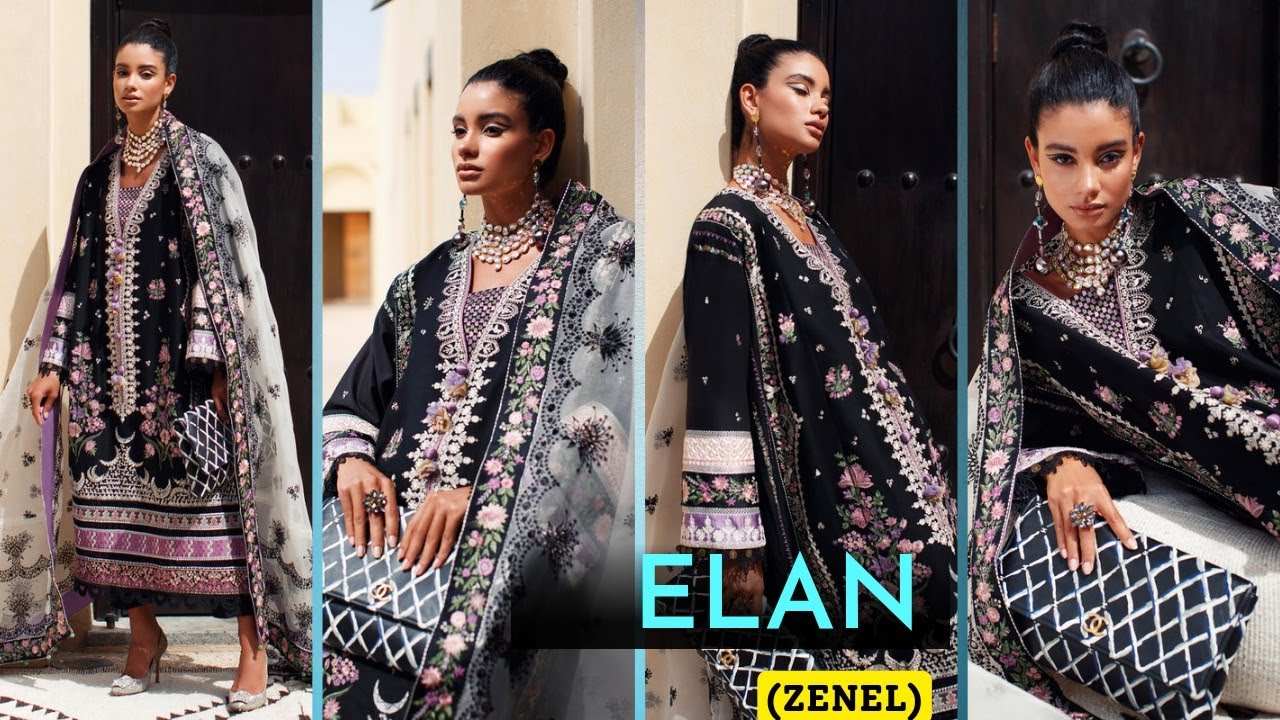 *ELAN* 🔥 UNSTITCHED LUXURY LAWN SUIT 2022 | NEW COLLECTION ❤️ BEST DESIGNER LAWN DRESSES REPLICA 😇