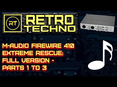 M-Audio Firewire 410 Extreme Rescue - YouTube